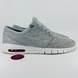 Nike SB Mens Stefan Janoski Max Skateboard Sneakers Wolf Grey 631303-019 Size 11